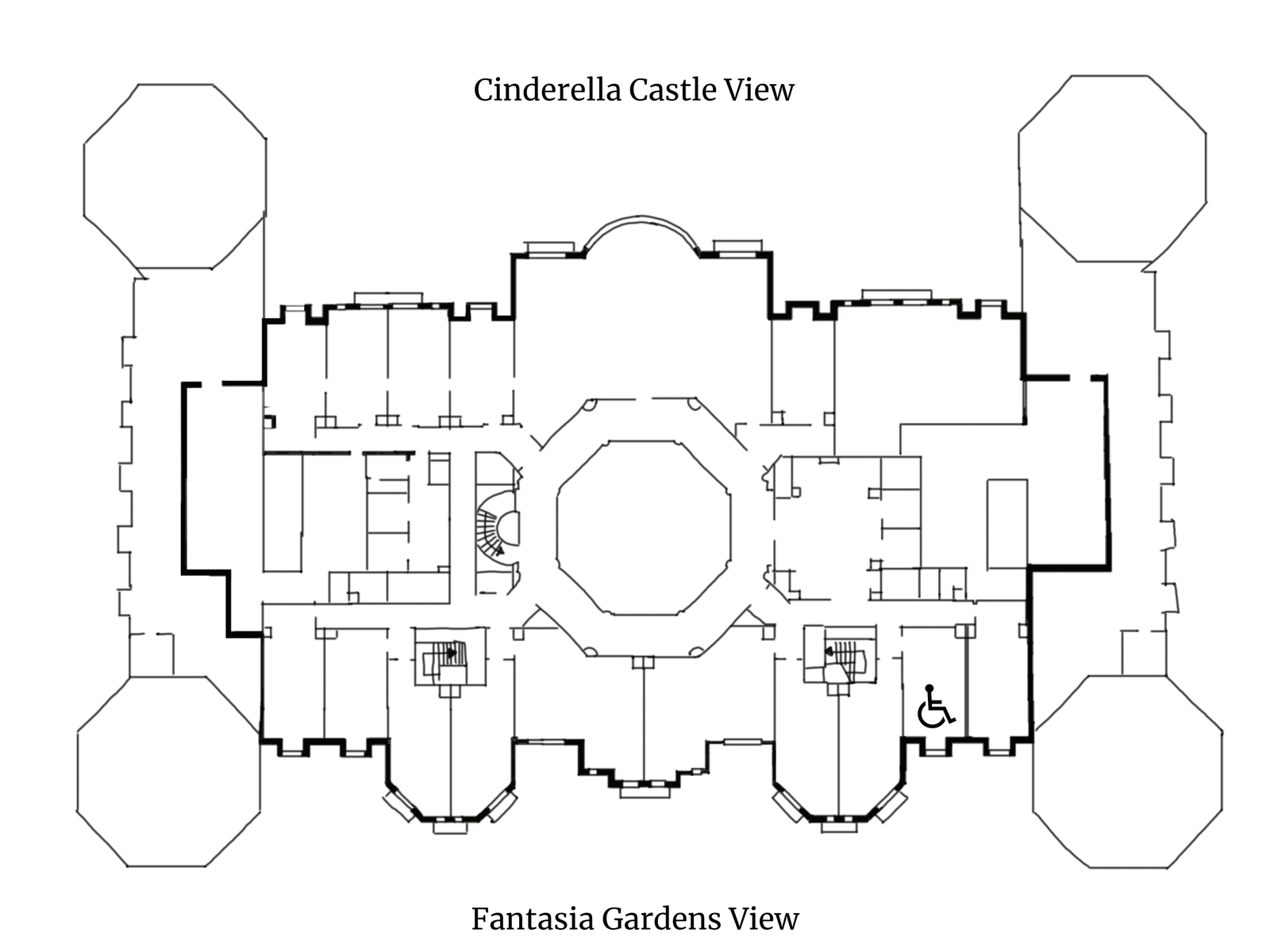 Disneyland Hotel Paris – Castle Club – 4th Floor